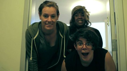 Girls Are Roommates - Homeless Guy