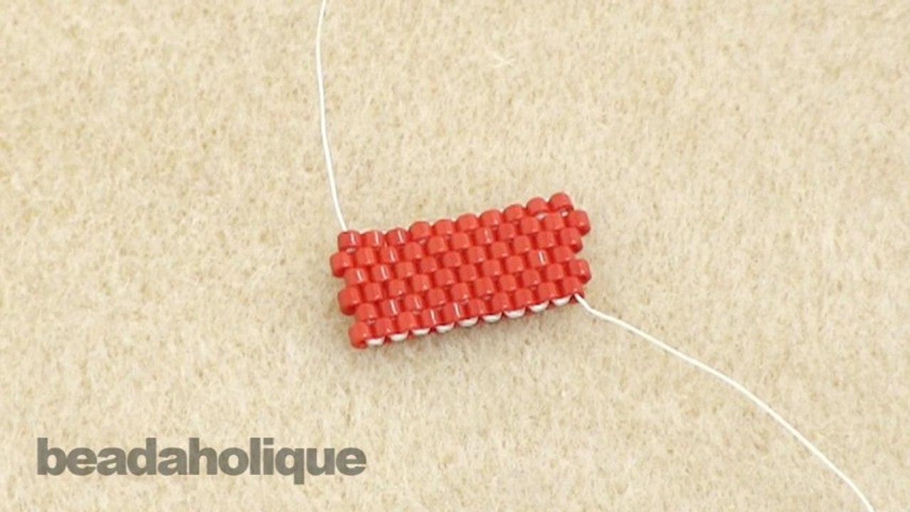 How to Make Increases and Decreases in Brick Stitch