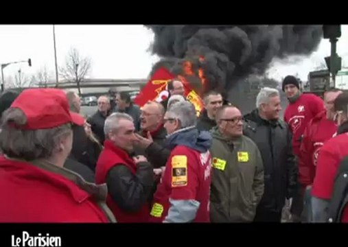 Les Goodyear mettent le feu à 1173 kilos de pneus