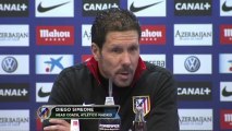 Simeone da las claves de la eliminatoria