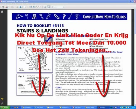 Trap: Trap maken - Bouwtekening Trap nodig?