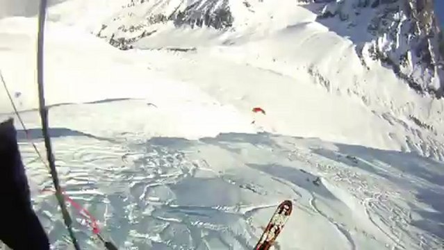 SPEEDRIDING Nos 1ers Grands Montets Fev 13