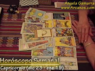 Horoscopo Capricornio del 23 al 29 de noviembre 2008 - Tarot