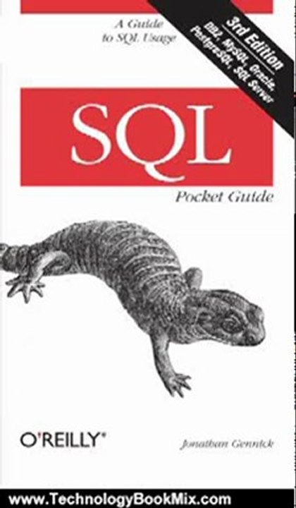 Technology Book Review: SQL Pocket Guide (Pocket Guides) by Jonathan Gennick