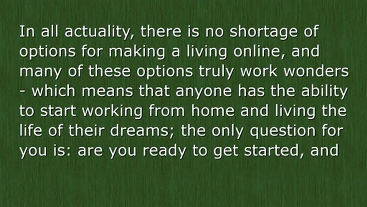 Getting Started Making Money From Home