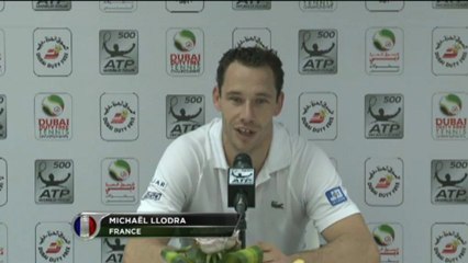 Dubaï - Llodra "très content" d'avoir battu Tsonga
