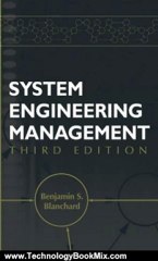 Technology Book Review: System Engineering Management by Benjamin S. Blanchard