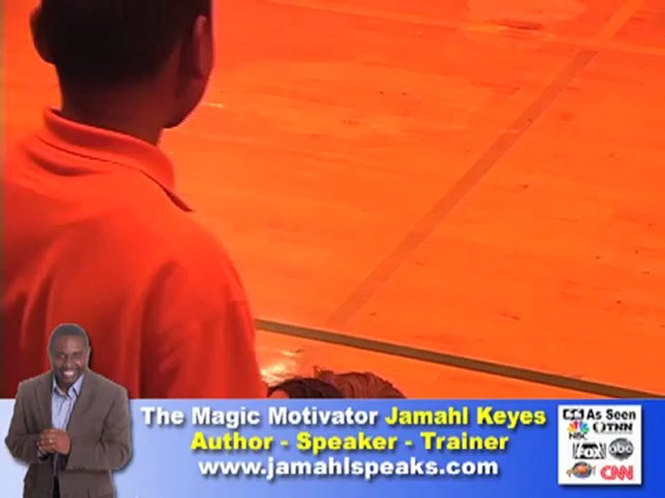 Charter School Assembly Program speaker Jamahl Keyes.