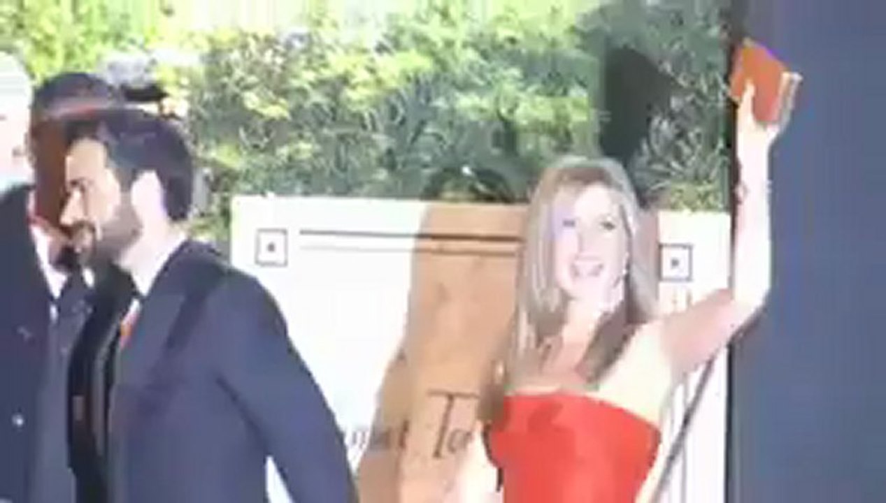 Lawrence Stuns at Post-Oscars Party