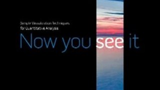 Technology Book Review: Now You See It: Simple Visualization Techniques for Quantitative Analysis by Stephen Few