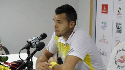 Dubai - Tsonga sorti d'entrée par Llodra