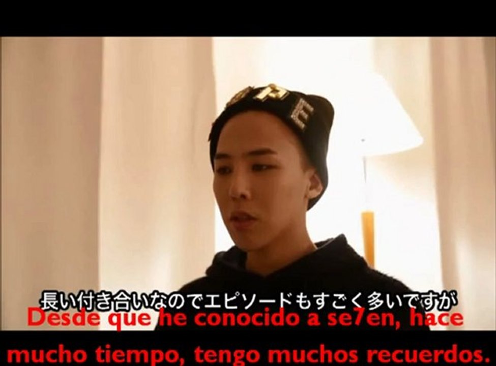 G-Dragon saludos para Se7en Sub español
