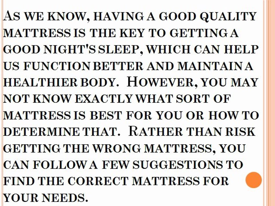 Considerations for Picking the Best Mattress for Yourself