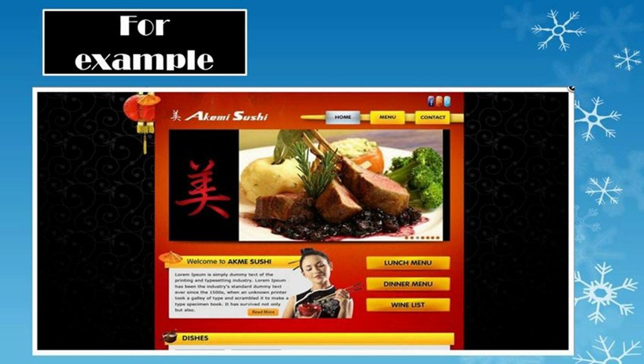 Website design