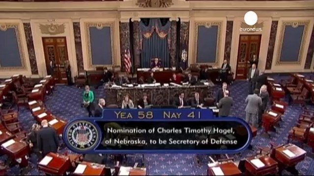 Chuck Hagel confirmed as new US defence secretary