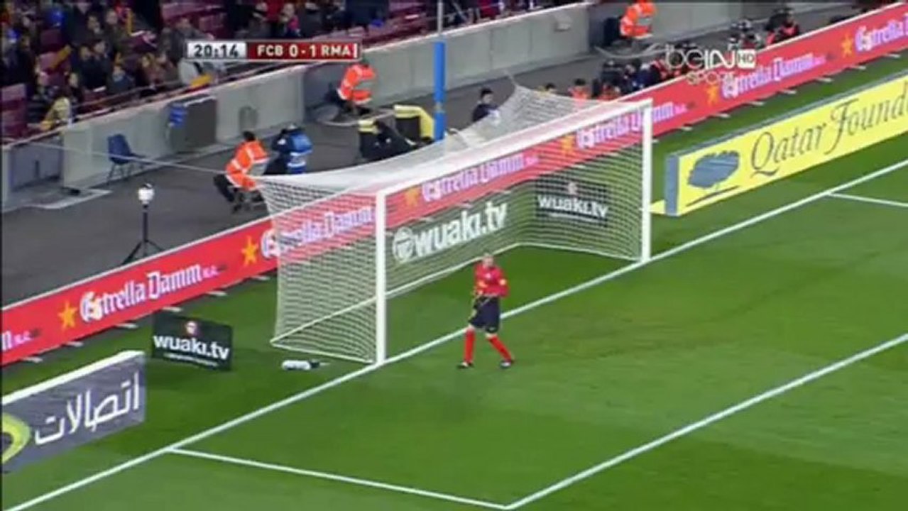 First Half Real Madrid vs FC Barcelona - Copa Del Ray 2012-2013 2nd Leg - 26/2/2013