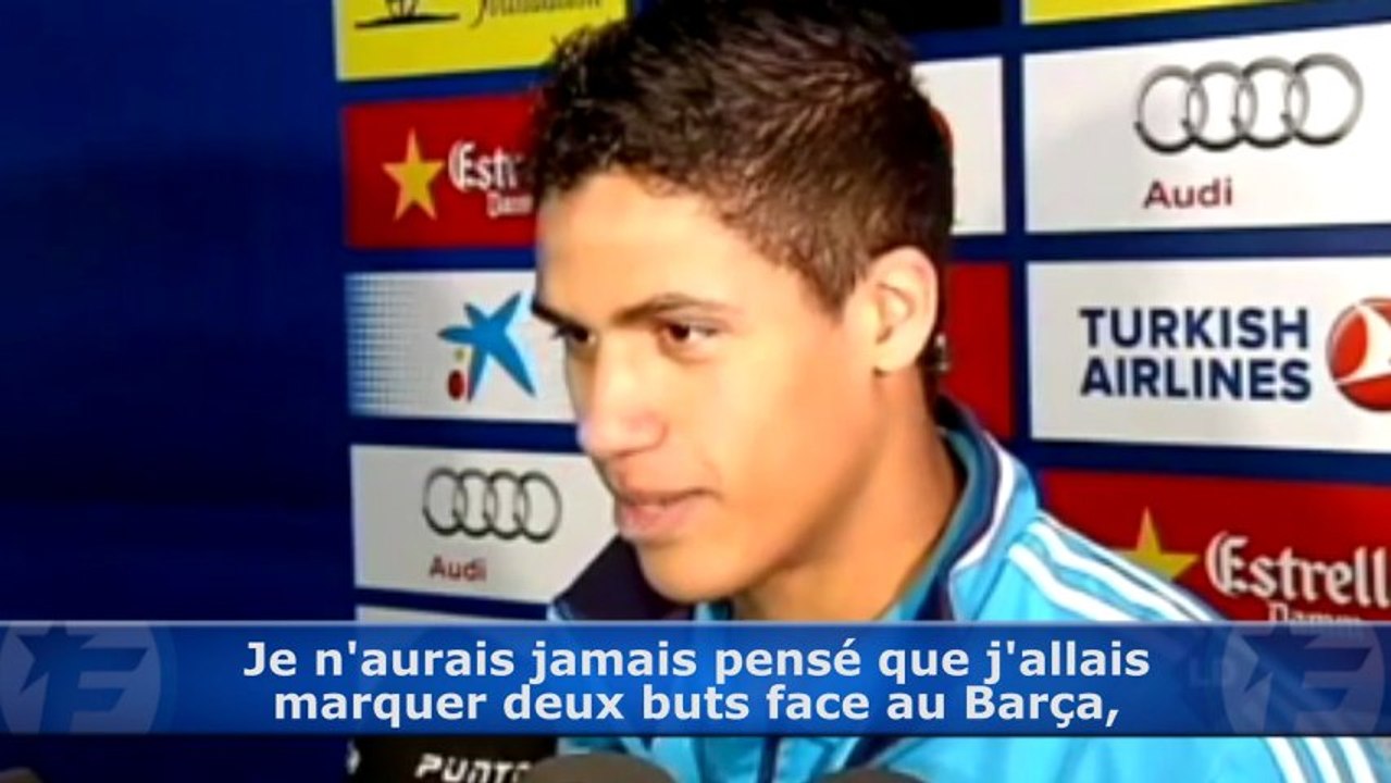 Varane : "Je n'avais pas prévu de sauter dans les bras de Mourinho"