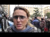 Napoli - Protesta mutande stese dei Precari Bros (26.02.13)