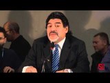 Napoli - La conferenza stampa di Diego Armando Maradona 1 (26.02.13)