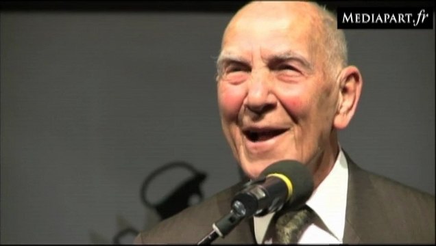 Stéphane Hessel au théâtre de la Colline : Résister, s'indigner, créer