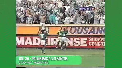 Alex de Souza - 35. gol - Palmeiras 5 x 0 Santos