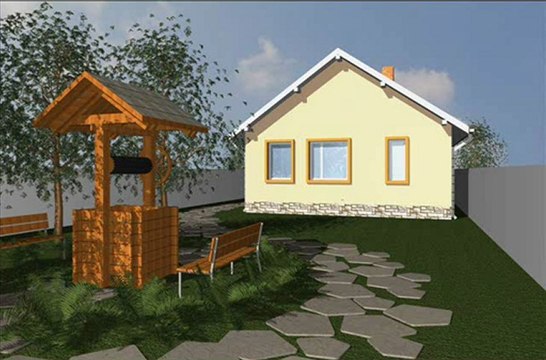 proiect casa parter, casa parter cu posibilitate mansardare,casa ce poate fi mansardata,casa