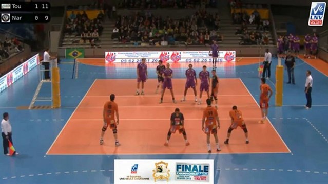 1/2 finale de la Coupe de France de Volley 2013 Toulouse - Narbonne