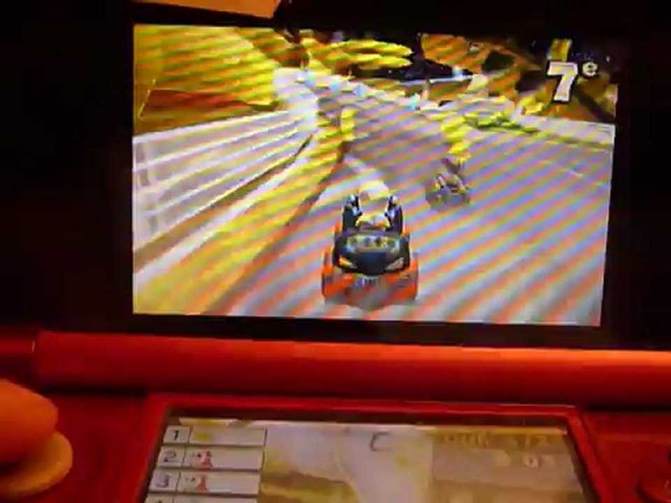 mario kart 3ds avec françois en mode mondial