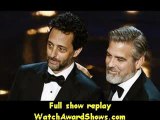 Producer Grant Heslov and producer George Clooney accept the Best Picture award for  Argo  Oscars 2013
