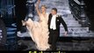 Actress Charlize Theron and actor Channing Tatum dance onstage Oscars 2013