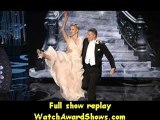 Actress Charlize Theron and actor Channing Tatum dance onstage Oscars 2013