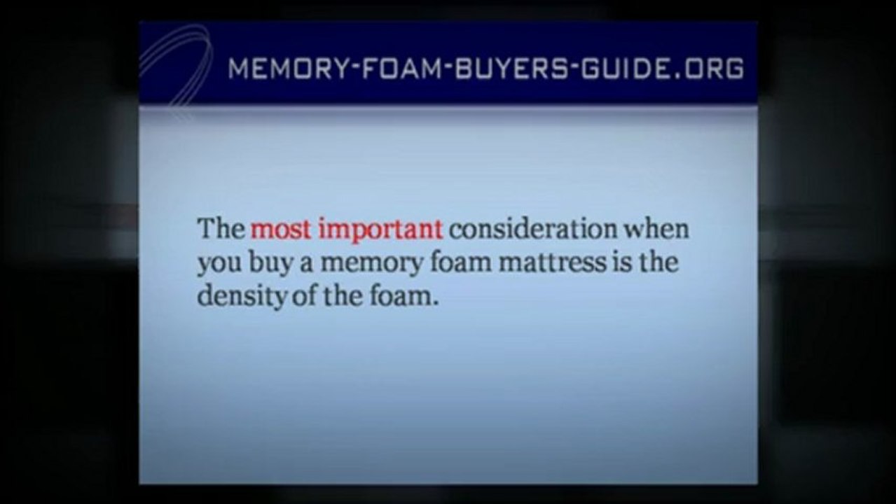 Buy a Memory Foam Mattress