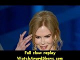 #Actress Nicole Kidman presents onstage Oscars 2013