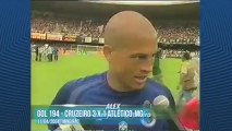 Alex de Souza - 194º gol - Cruzeiro 3 x 1 Atlético-MG