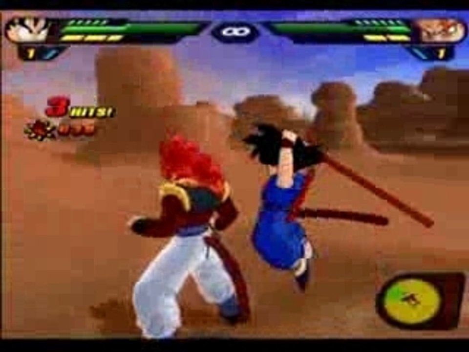 Kid Goku vs Gogeta ssj4