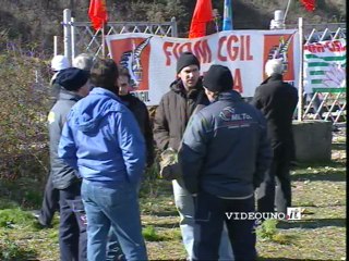 Ferrosud: il presidio presso la stazione di Casalsabini