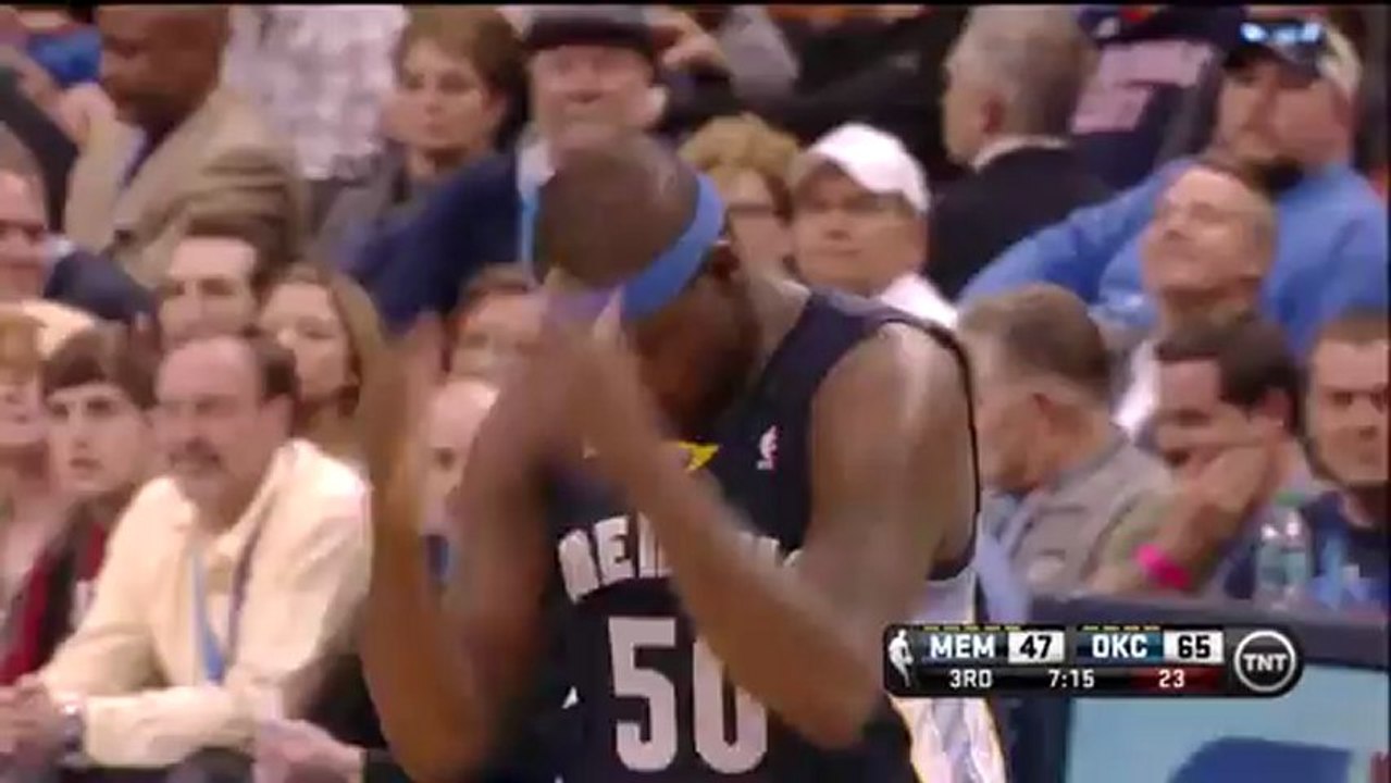 Russell Westbrook Throwing a Tantrum After Fight With Thabo