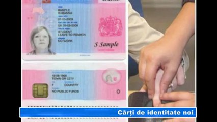 Carti de identitate noi