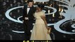 Academy Awards Seth MacFarlane left and actress Octavia Spencer walk onstage Oscars 2013