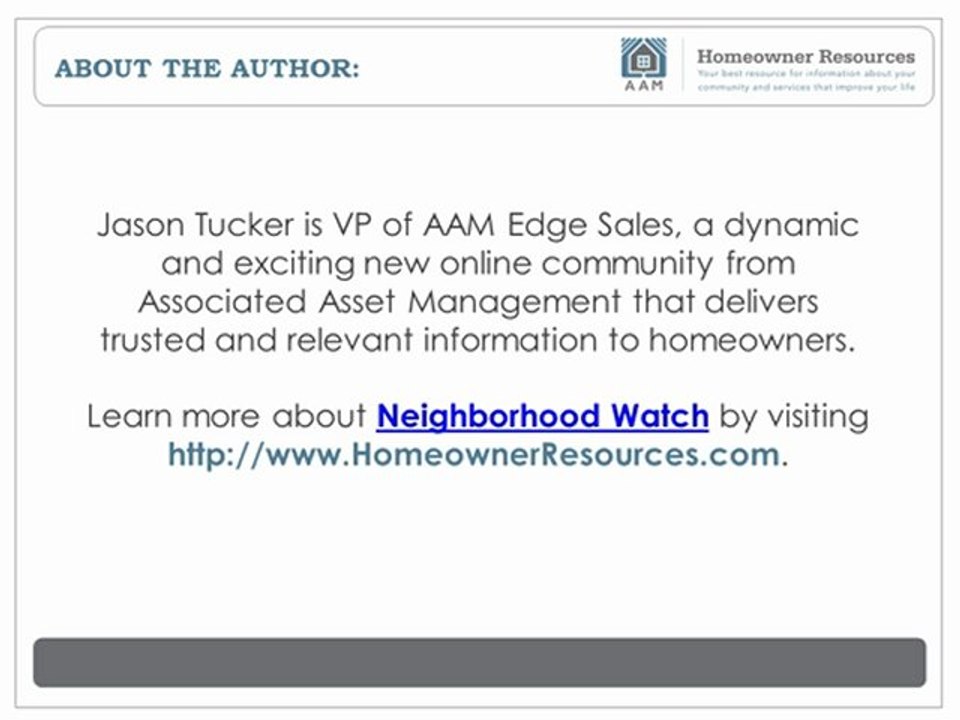 How to Launch Neighborhood Watch Program in Your Community