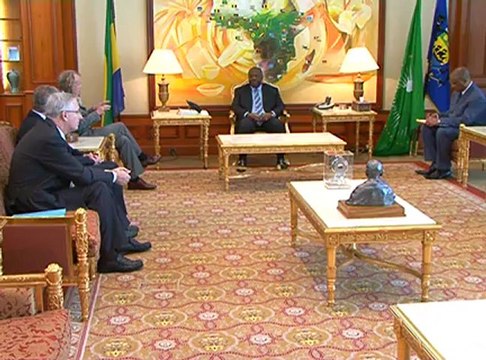 Audience accordée par le Président Ali Bongo Ondimba au Président de Shell Gabon