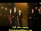 Academy Awards Russell Crowe and the cast of Les Miserables perform onstage Academy Awards 2013