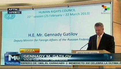 Es posible una solución pacífica en Siria: viceministro ruso