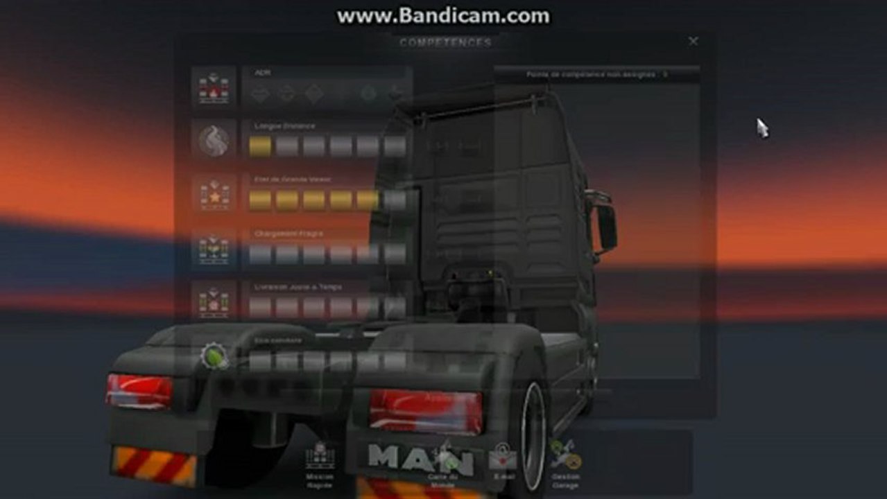 vidéo annonce carrière suivie ets 2 changement partie