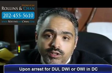 Criminal attorney in DC explains DMV hearing request