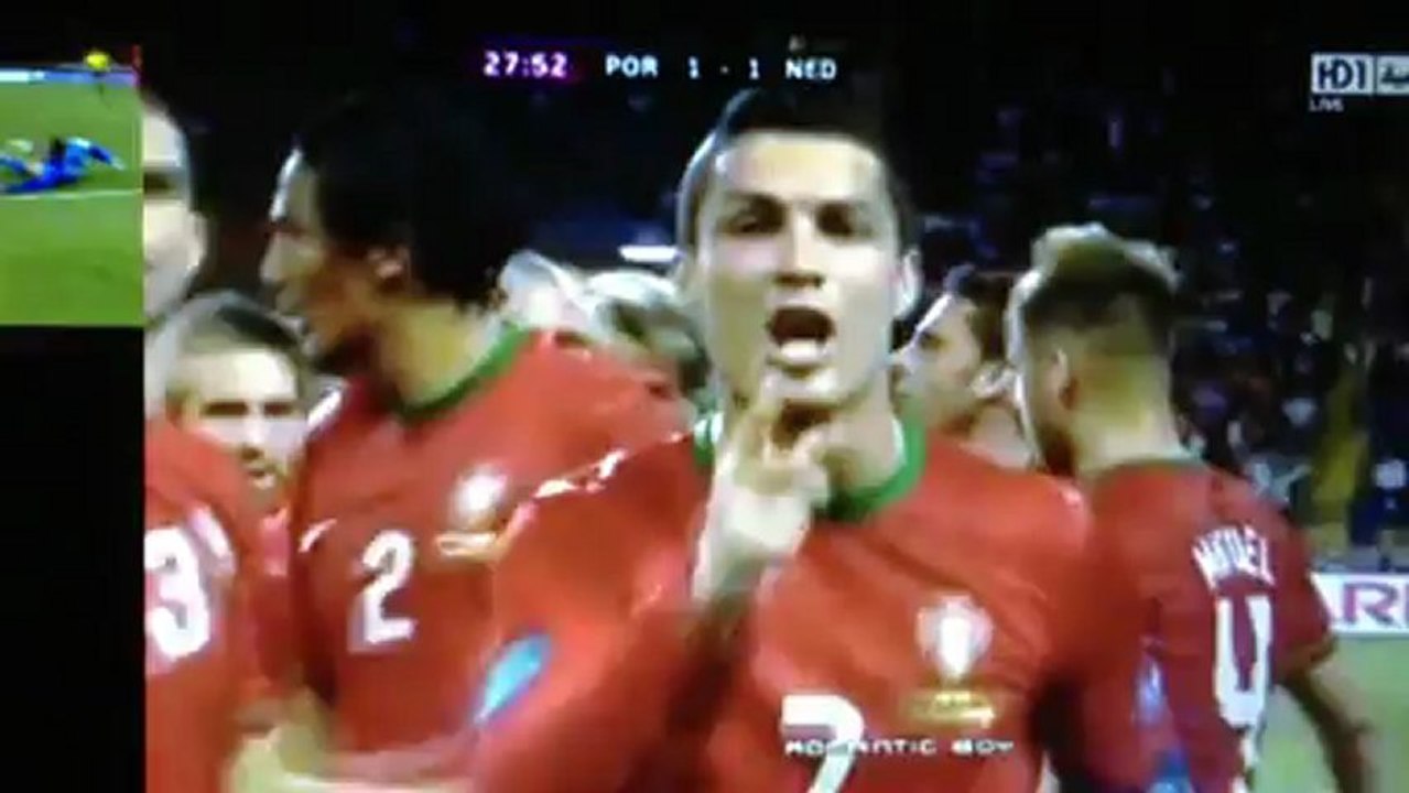 portugal 2-1 pays bas cristiano ronaldo antenna 1
