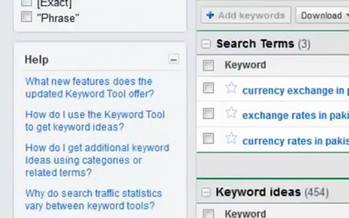 Google Keyword research Basic - Urudu Tutorials