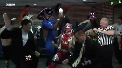 المصارعون وغيرم يرقصون رقصة هارلم شيك