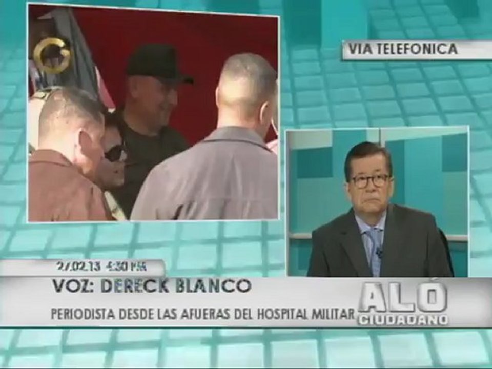Se mantienen estrictas medidas de seguridad en el Hospital Militar por presencia del presidente Chávez