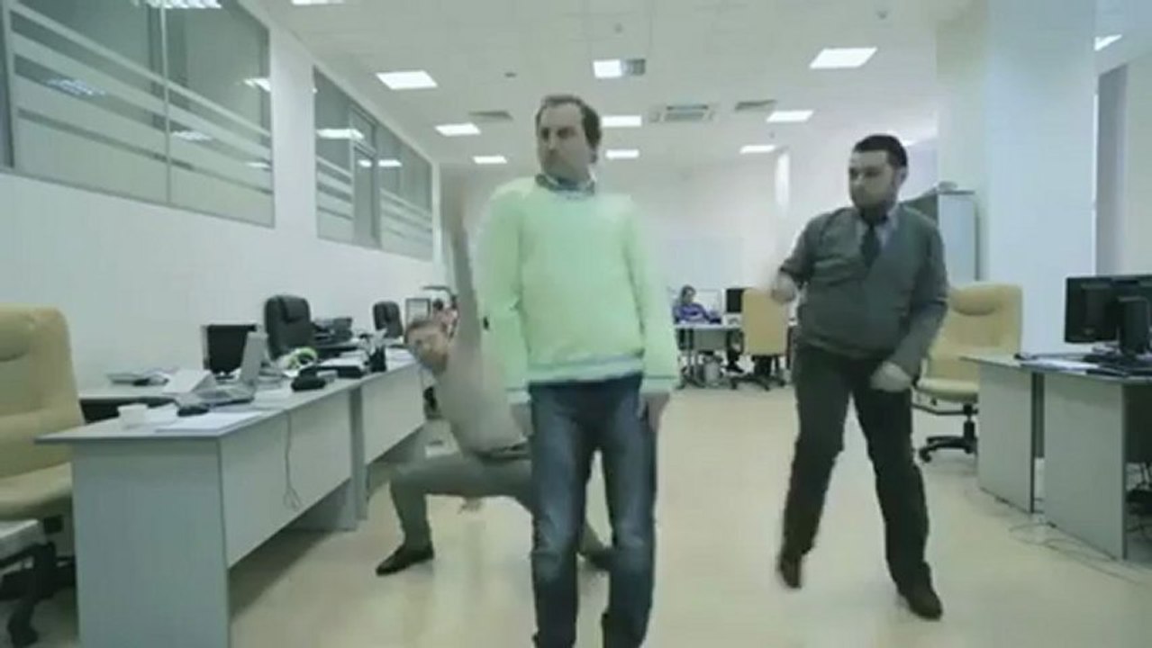 Amazing dance in office